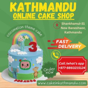 Cocomelon theme cake - 2 Pound